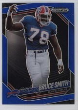 2025 Panini Prizm Black Blue Prizm 85/199 Bruce Smith #11 HOF