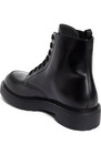 100% AUTHENTIC NEW MEN PRADA COMBAT BLACK LEATHER CHELSEA BOOTS UK 11/US 12 — photo 3