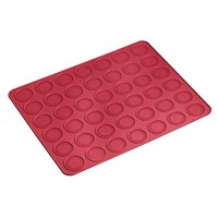 Lurch Flexiform Backmatte Macaron 38X30Cm Silikon Ruby