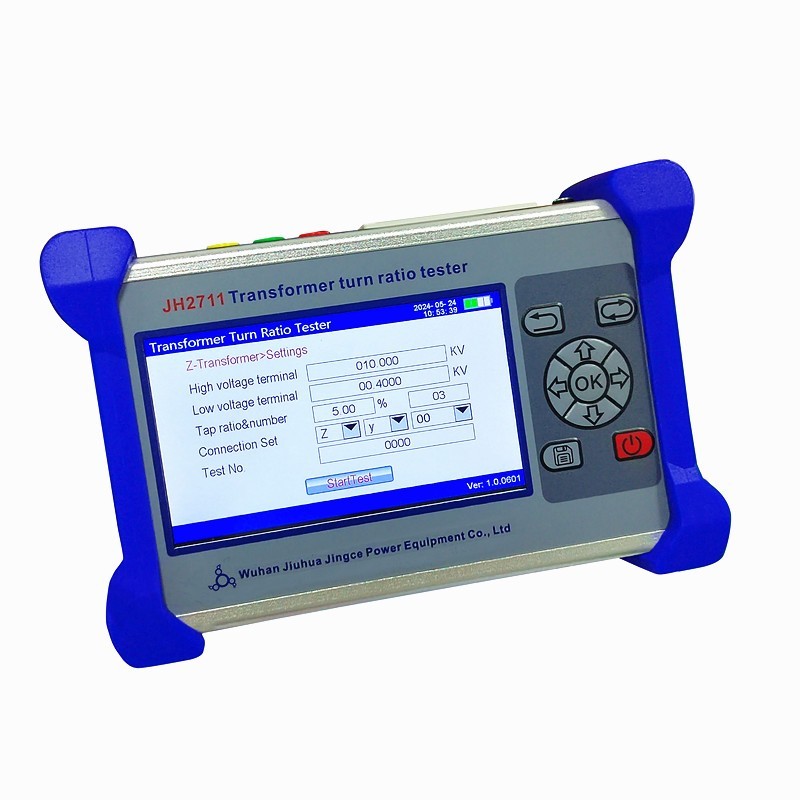 Fast Testing AC100-240V English/Spanish CT/PT Transformer Turns Ratio TTR Tester
