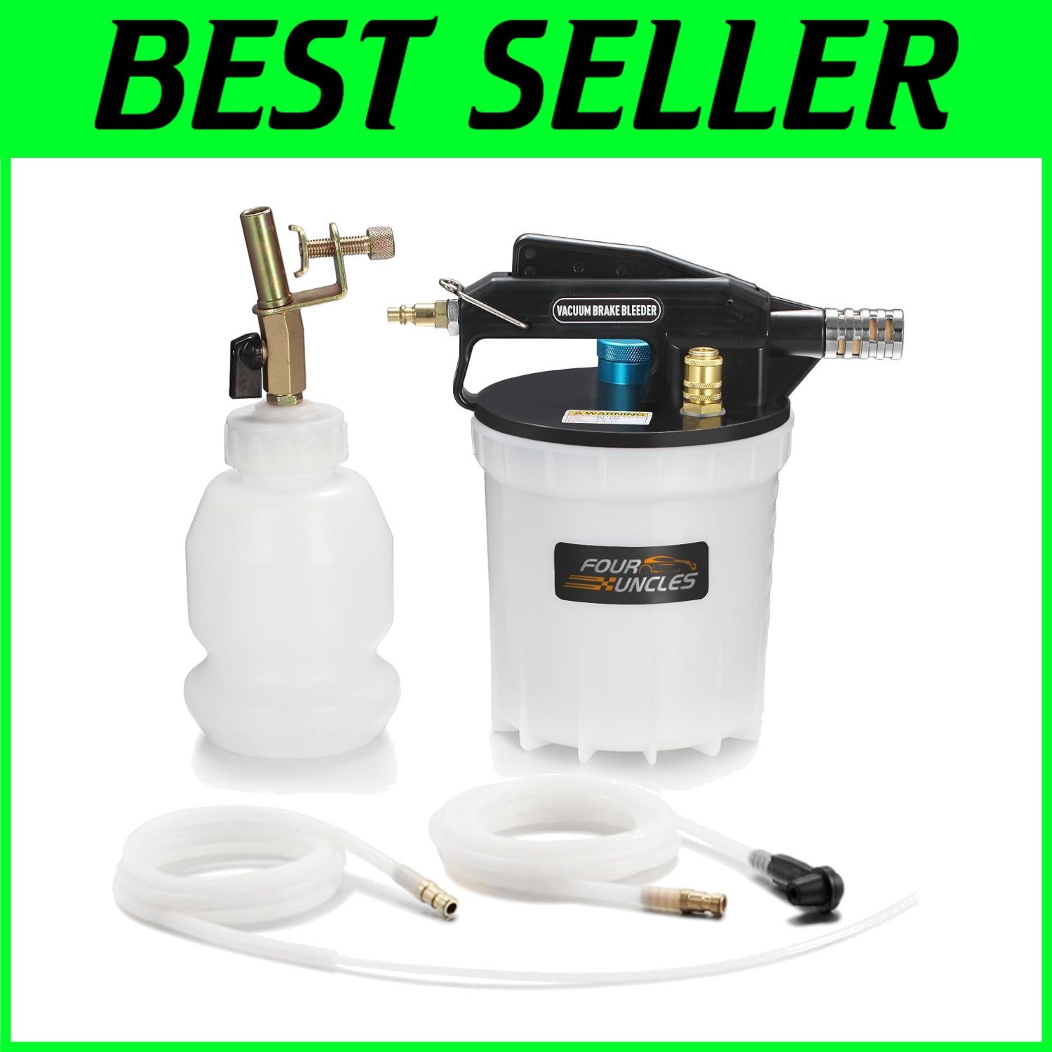 Efficient 2L Vacuum Pump Kit with 1L Refilling System for Brake Maintenance