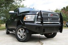 Fab Fours Dr06-s1160-1 Black Steel Bumper Truck Front