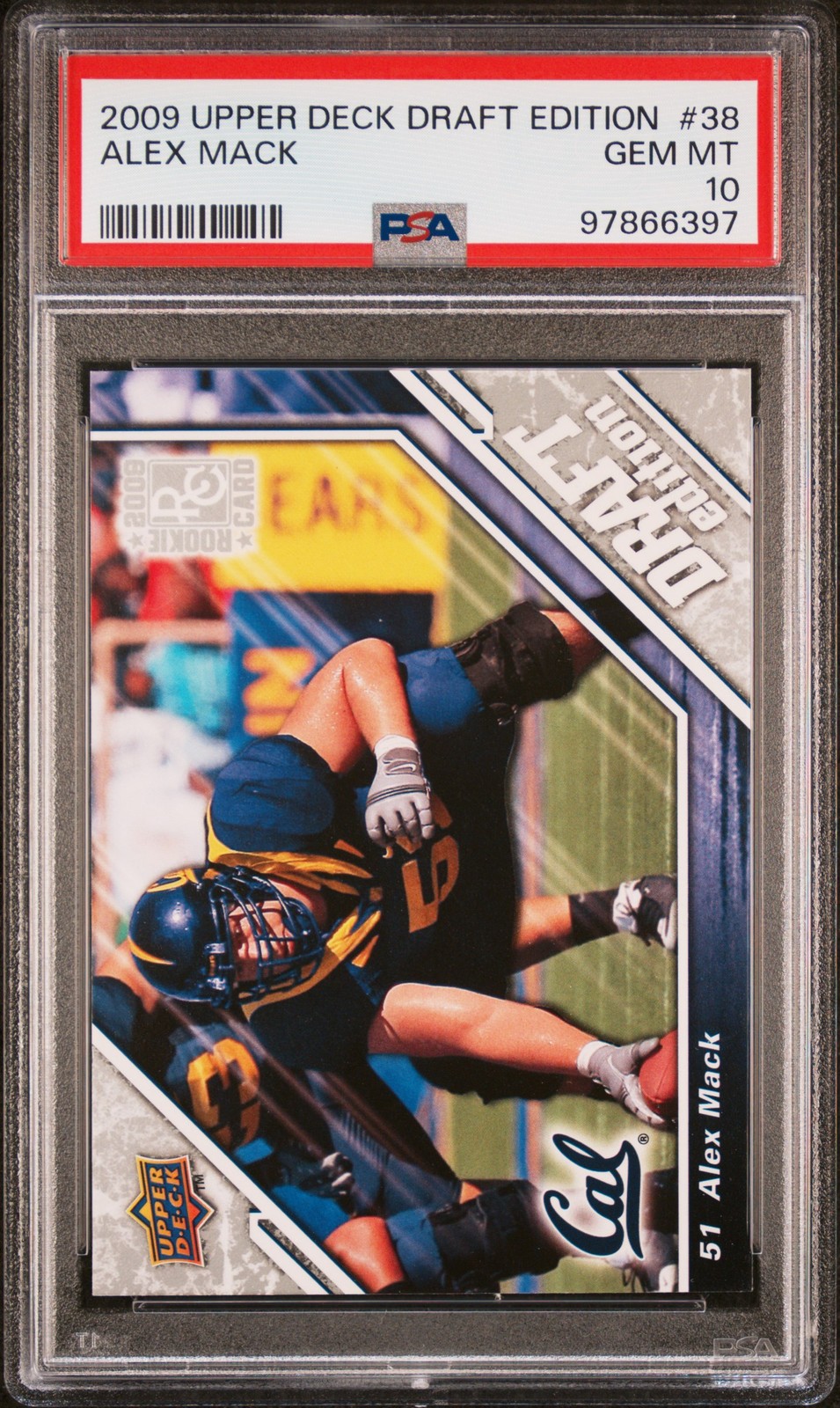 Alex Mack Upper Deck Draft Edition #38 Base