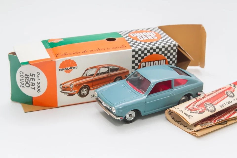 Nacoral Chiqui Cars Seat Fiat 850 Coupe No Edil No Mebetoys No Mercury No Dinky - Photo 4/4