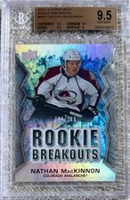 2013 UD ROOKIE BREAKOUTS /100 NATHAN MACKINNON RC BGS 9.5