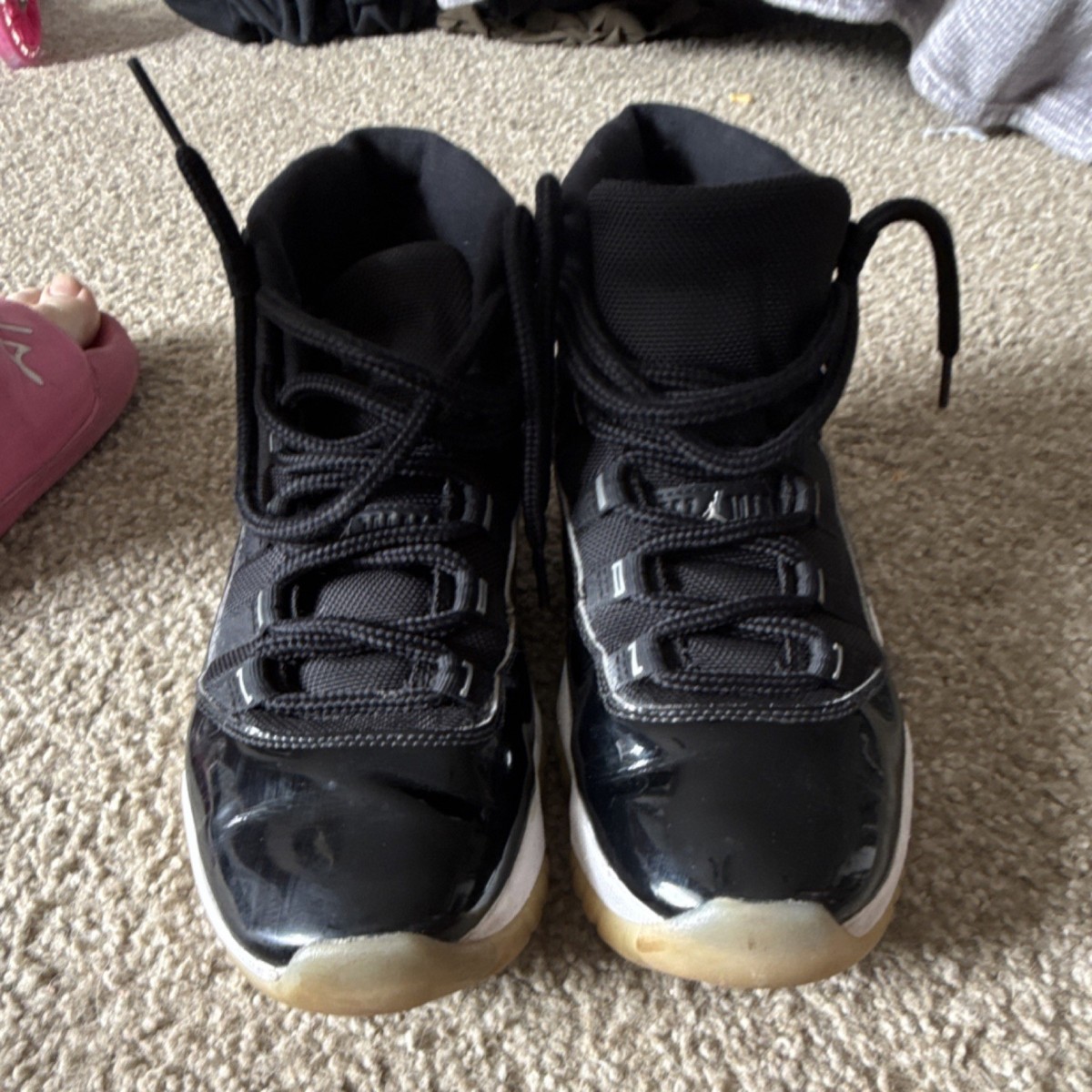 Black Patent Leather Jordan high top 11 Basketball Sneakers Men main image 2