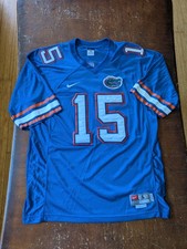 Nike Tim Tebow Florida Gators #15 Football Jersey Men’s Large Blue Throwback
