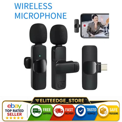 Microphone Wireless Audio Video Recording Mini Mic For Android/iPhone