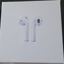 Apple AirPods In-Ear Wireless Bluetooth Earbuds w/ Built-In Mic White