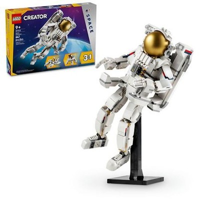 LEGO Creator 3 in 1 Space Astronaut Toy, Building Set Transforms from Astronaut