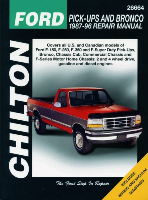 Ford Pick-ups & Bronco ('80- '96) (Chilton) by Haynes Publishing PAPERBACK