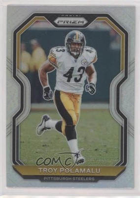 2020 Panini Prizm Silver Prizm Troy Polamalu #73 HOF 0c2