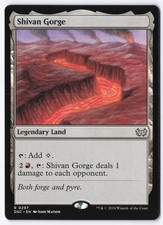 Shivan Gorge R Commander: Duskmourn: House of Horror 297 NM