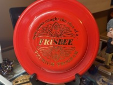 Wham-o Frisbee Fastback FB11 Red gold stamp premium program you caught the idea