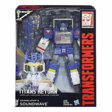 Transformers Generations Titans Return Leader Class SOUNDWAVE Soundblaster Toys