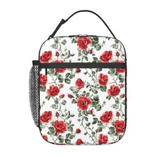Rose Lunch Box for Women Kids Girls Insulated Lunch Bag Lunchbox Adults Lunch...