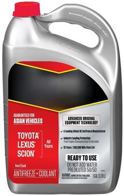   Asian Red Antifreeze/Coolant - 50/50 Prediluted, 1 Gal 