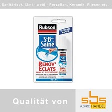 Sanitärlack in Weiß für Reparaturen von Porzellan, Keramik, Fliesen, etc.