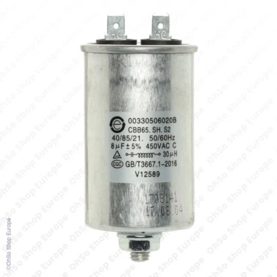 HAIER 8uF Capacitor CBB65 BUSH Tumble Dryer 50/60Hz 30uH Start Run Motor