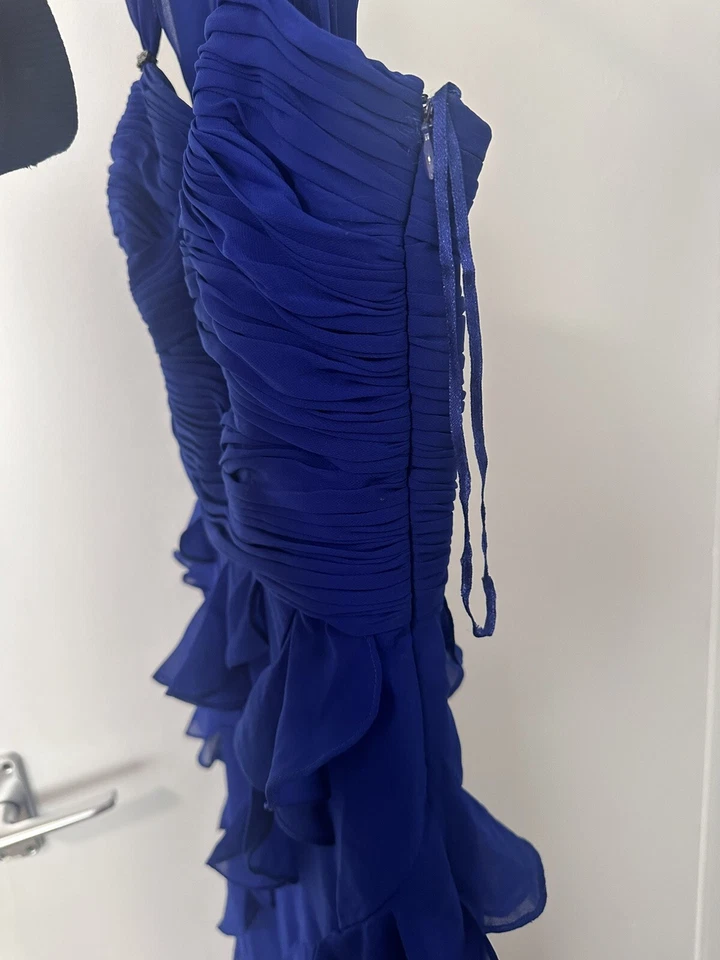 Maxi vestido azul para mujer Foto 4 de 4