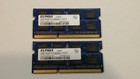 4GB (2 x 2GB) ELPIDA EBJ21UE8BDSO-AE-F, PC3-8500, 1066Mhz, 204-Pin, Notebook-RAM
