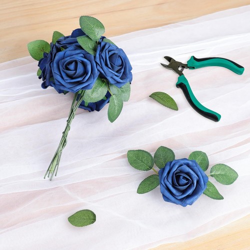 Artificial Flowers Roses 25Pcs Fake Flowers Foam Roses with Stems for Hallowe... - Picture 7 of 7