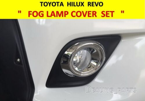FOG LAMP COVER CHROME FOR TOYOTA HILUX REVO 2015 - 2017 - 第 1/1 張圖片