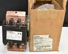 Siemens Definite Purpose Contactor Cat # 42GE35AS767R 24VDC