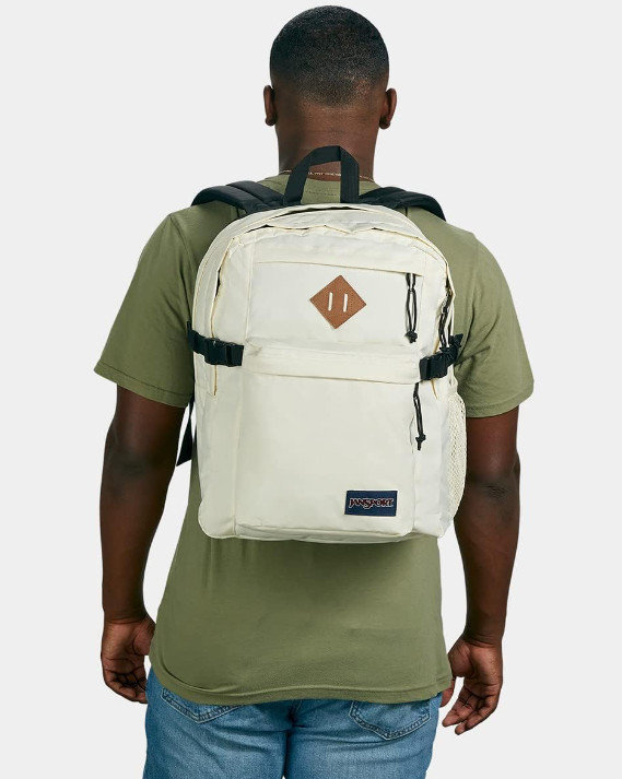 JanSport Main Campus Backpack  w 15-Inch Laptop Sleeve Coconut