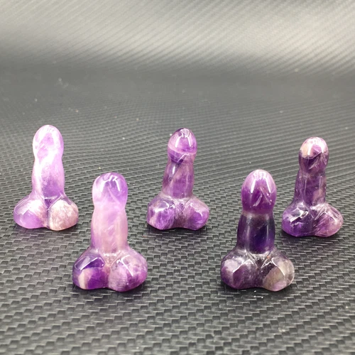 Wholesale Natural mix mini Penis Carved quartz Crystal Massager Wand Healing - Picture 199 of 296