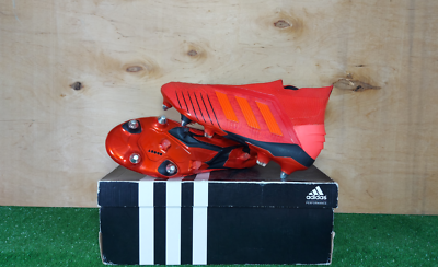 adidas Predator Elite レッド サッカーシューズ Adidas Predator 19+ SG F35851 Elit Red boots Cleats mens Football