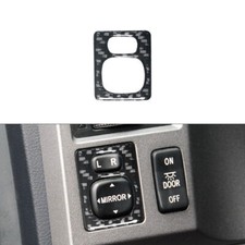 Cubierta de marco de control de espejo retrovisor de fibra de carbono para Toyota Tundra tipo A 2007-2013