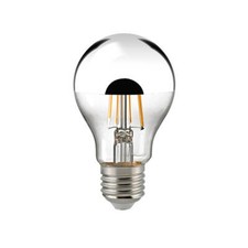 SIGOR 8,5W Kopfspiegel silber E27 900Lm 2700K dimmbar LED Lampe A60