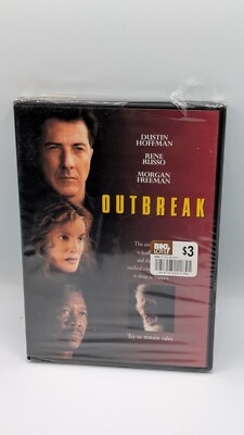 OUTBREAK (DVD, 1997) DUSTIN HOFFMANN, RENE RUSSO, MORGAN FREEMAN-NEW SEALED