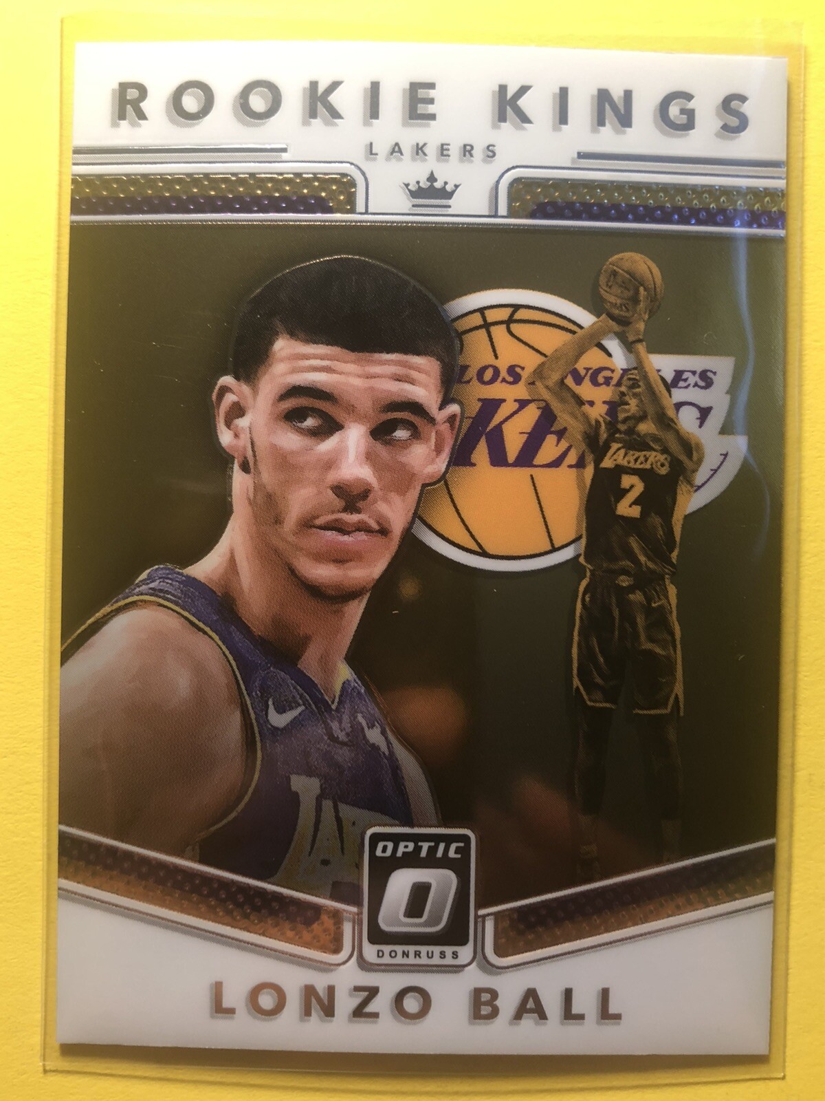 2017-18 Panini Donruss Optic Lonzo Ball RC Rookie Kings #2 Cleveland Cavaliers
