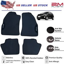Floor Mat Rubber for Ford Fiesta 2011 2012 2013 2014 Set 4 Pcs Custom 2MPLASTIC