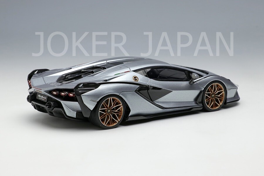 Make Up EIDOLON 1/43 Lamborghini Sian FKP 37 2019 Silver EM533E