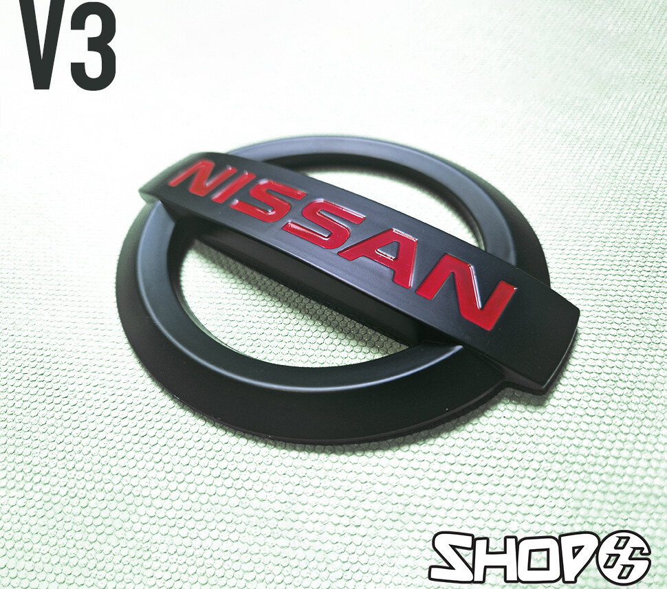Nissan 350z/370z Matte Black Emblems/Badges/Mascots | eBay