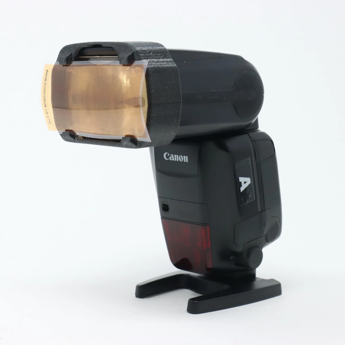 Custom Gel Holder for Canon 600EX-RT Strobe (Flash / Gels Not