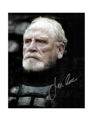 8x10'' Game of Thrones Druck signiert von James Cosmo 100 % authentisch + Echtheitszertifikat