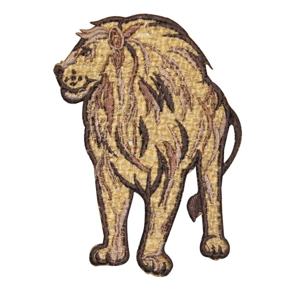 ID 0695 African Safari Lion Patch Predator King Zoo Embroidered