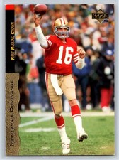 1995 Upper Deck Joe Montana Box Set First Passing Crown San Francisco 49ers #16