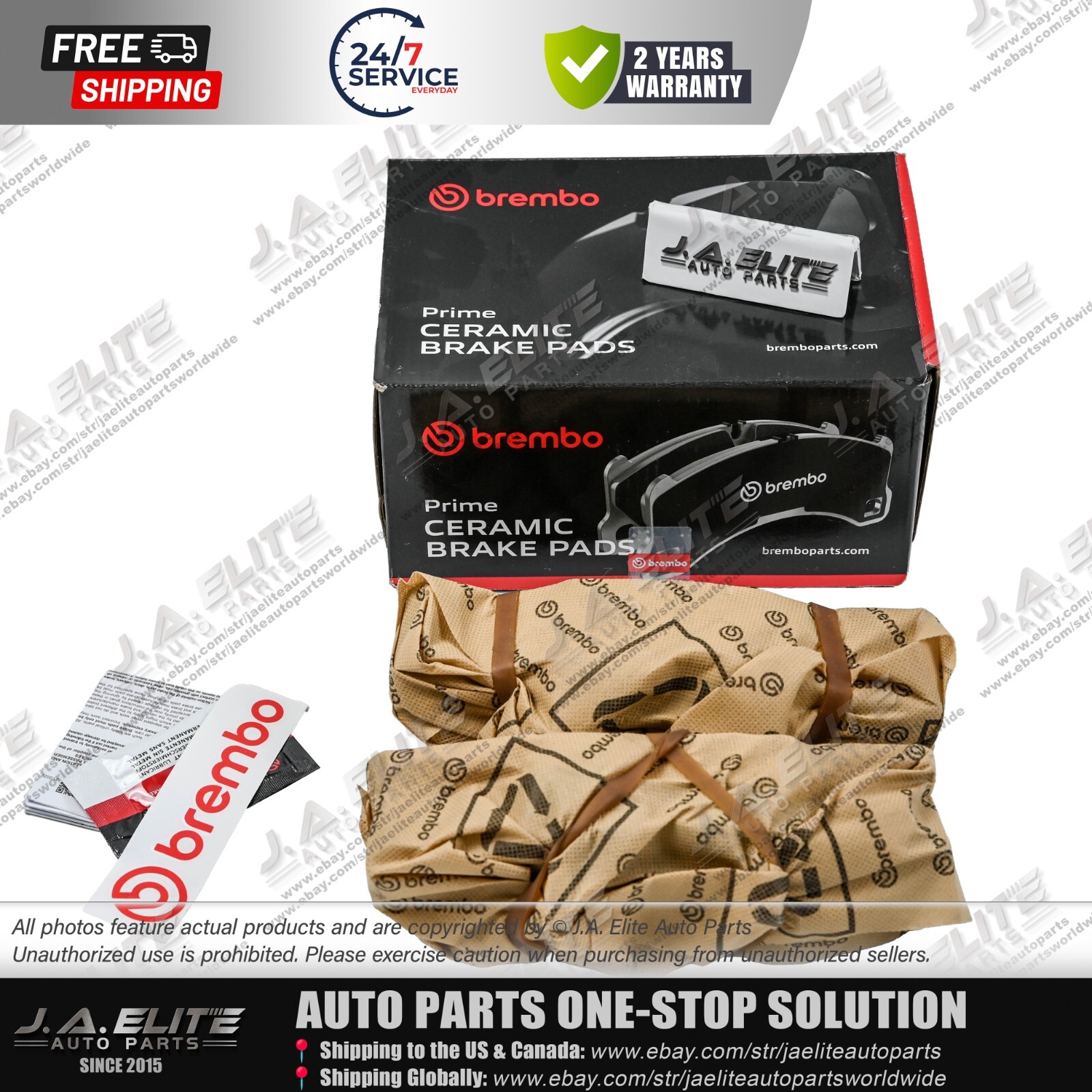Genuine Brembo Front Brake Pads Set for Maserati Levante (2017+) 673011564