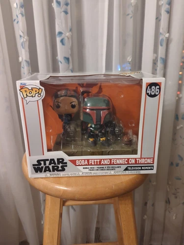 Funko POP! #486 Mandalorian Boba Fett & Fennec Shand 3 inch Figure/Statue