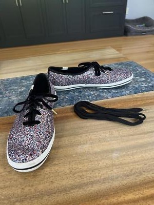 Keds x Kate Spade Glitter Sneakers size