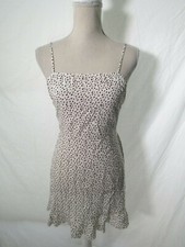 Eberjey White and Red Spotted Tie Back Sundress Size S NWT