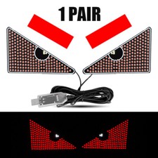 Dynamic Devil Eyes Light for Cars LED Eyes Windshield Car Decoration Auto Window