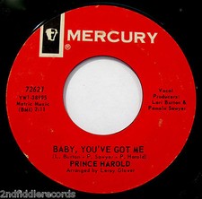 PRINCE HAROLD-Forget About Me-Rarer Northern Soul/Funk 45-MERCURY #72621