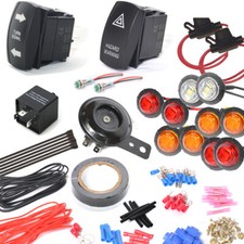 SXS UTV Kawasaki Mule Pro Teryx Teryx 4 STREET LEGAL LED Turn-Signal Kit w/HORN