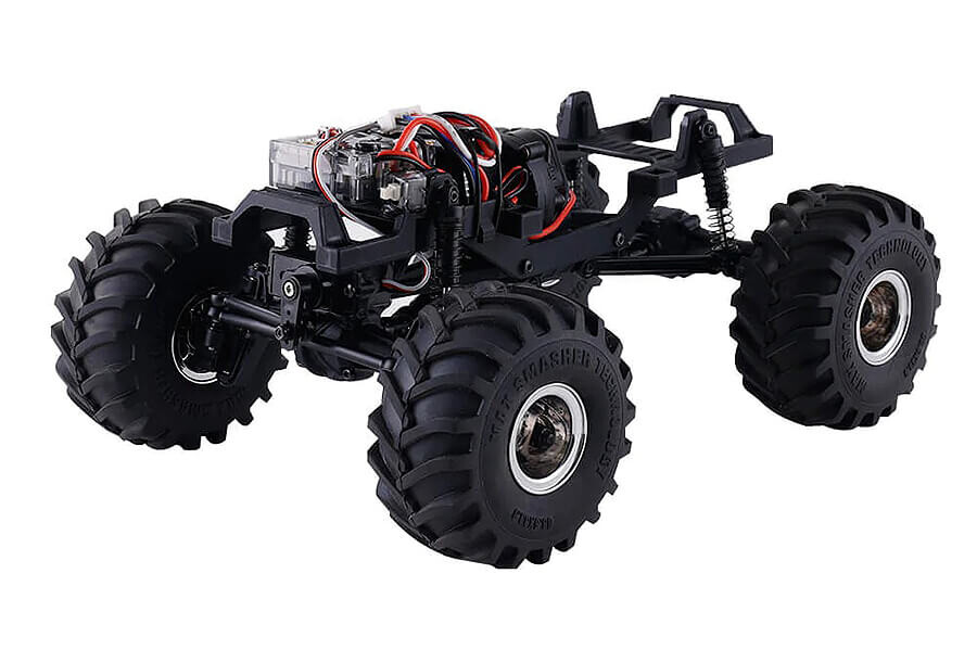 FMS MAX SMASHER FCX24 1/24 白 FMS 1/24 FCX24 Smasher Monster Truck RTR - Makerfire